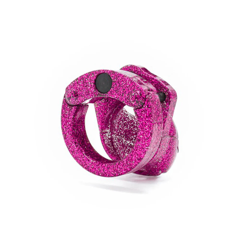 CB-X "Mini-Me" Cock Cage Chastity Kit -Pink Glitter