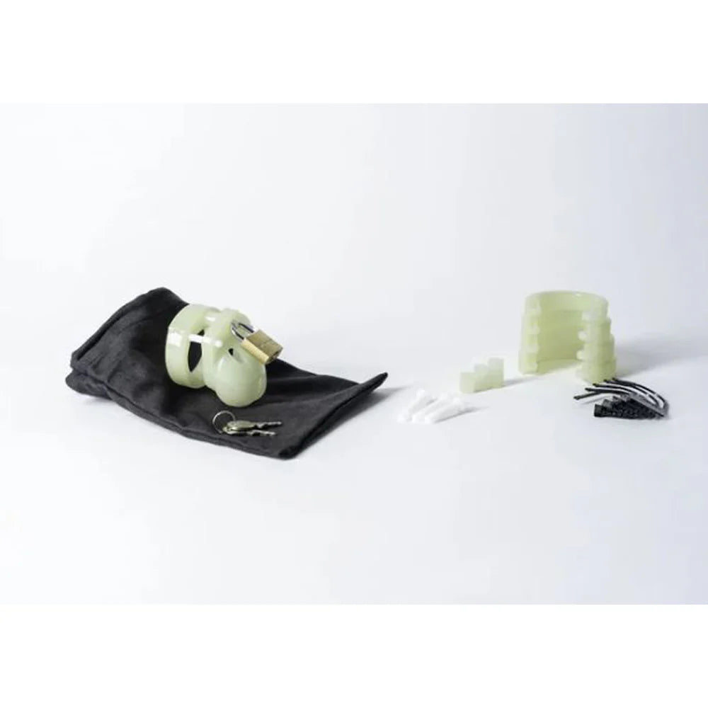 CB-X 'Mini-Me' Glow in Dark -Cock Cage Kit