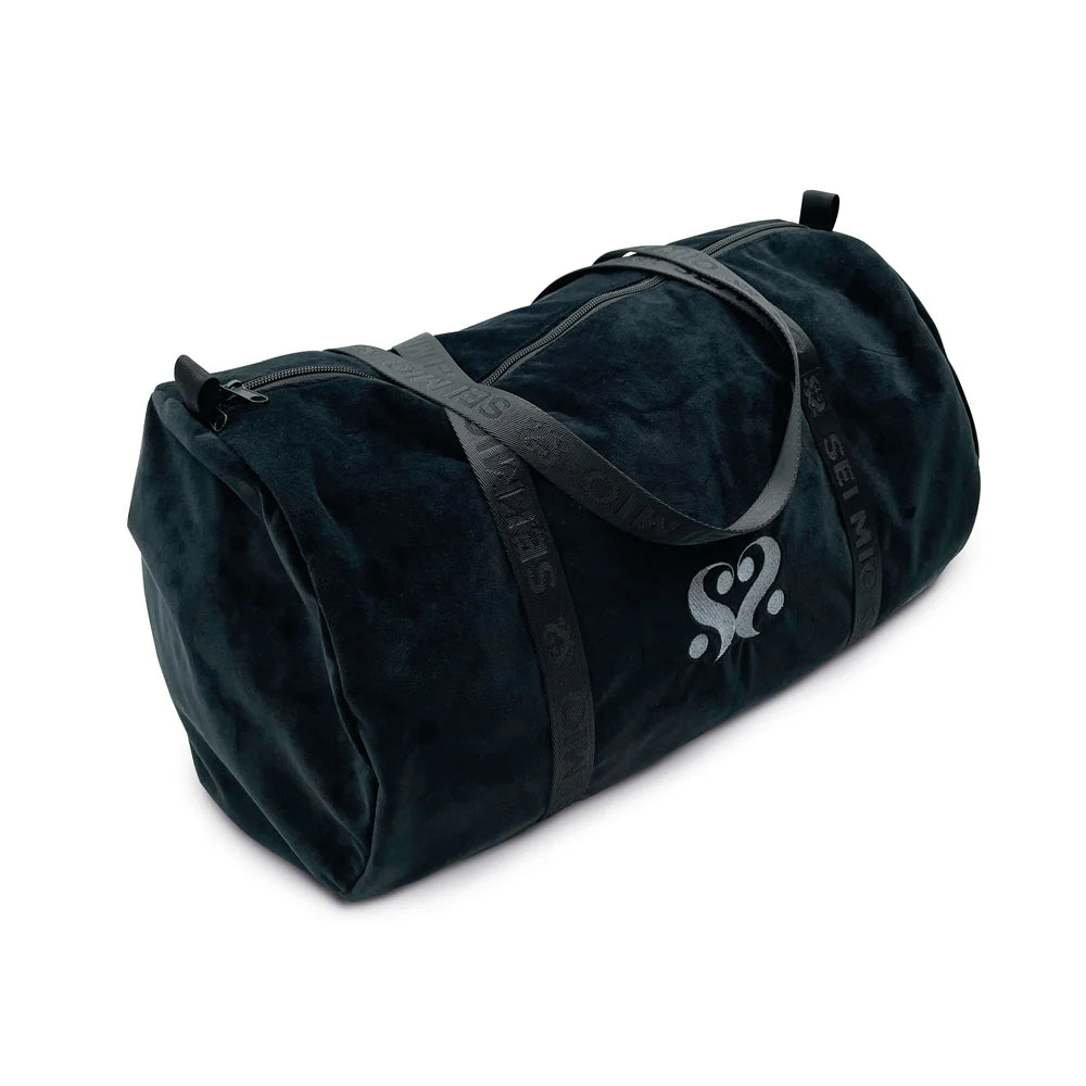 SEI MIO Velvet Duffle Bag