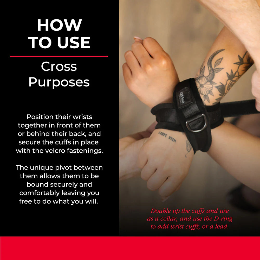 SEI MIO Cross Purposes Over-Wrap Cuffs