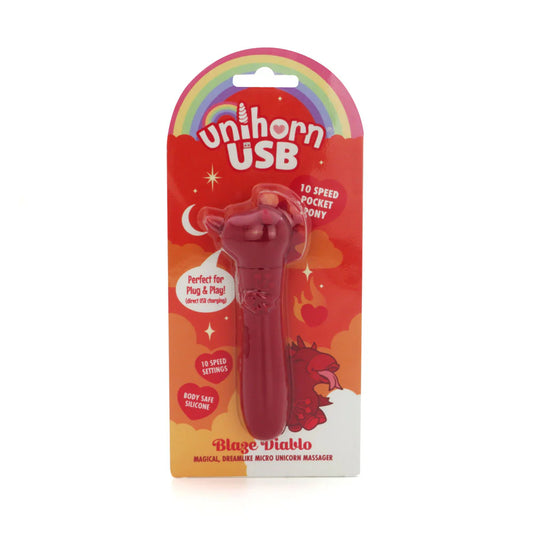 Unicorn USB "Blaze Diablo"  Bullet Vibe -Red