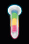 Lollicock 7 in Glow In The Dark &quot;Rainbow&quot; Dildo