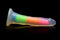 Lollicock 7 in Glow In The Dark &quot;Rainbow&quot; Dildo