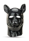 Prowler Latex Zip Up ''Pig'' Hood -Black