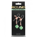 Bound ''G4'' Glows Nipple Clamps -Rose Gold
