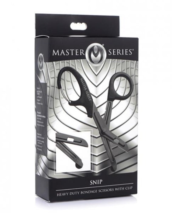 Master Series "Bondage" Scissors -Black