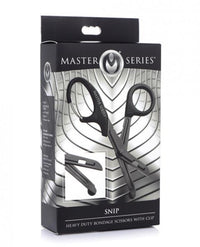 Master Series "Bondage" Scissors -Black