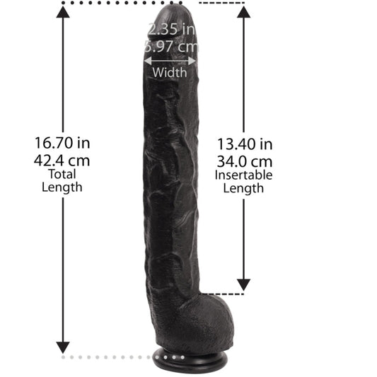 The Classic 'Dick Rambone' Cock -Black