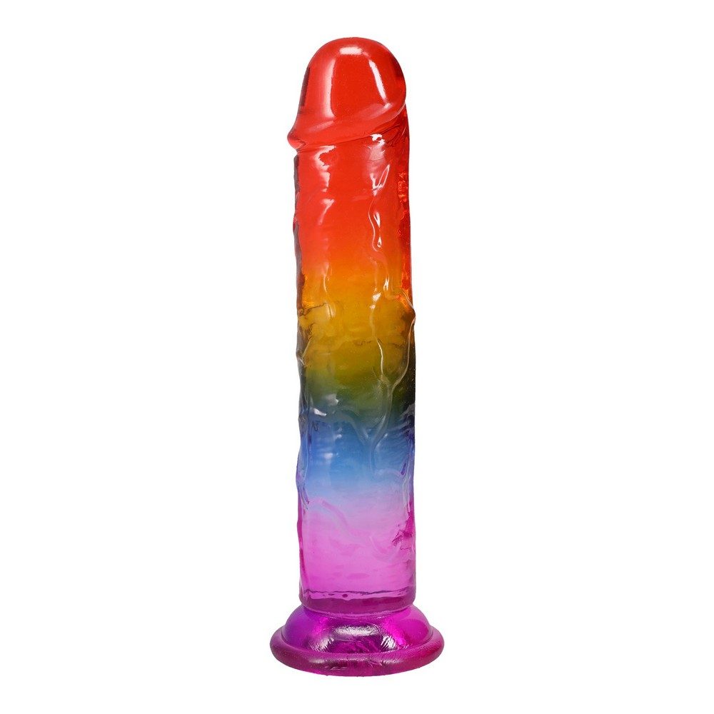 Crystal Jellies 8.5 Inch Dildo -Rainbow