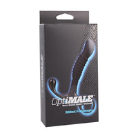 Optimale Ribbed Silicone P-Massager Black