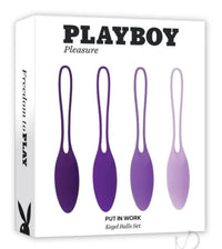 Playboy 'Put It To Work' Kegal Ball 4pc Set