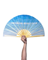 Dreaming About Dick Pride Hand Fan - Wooden