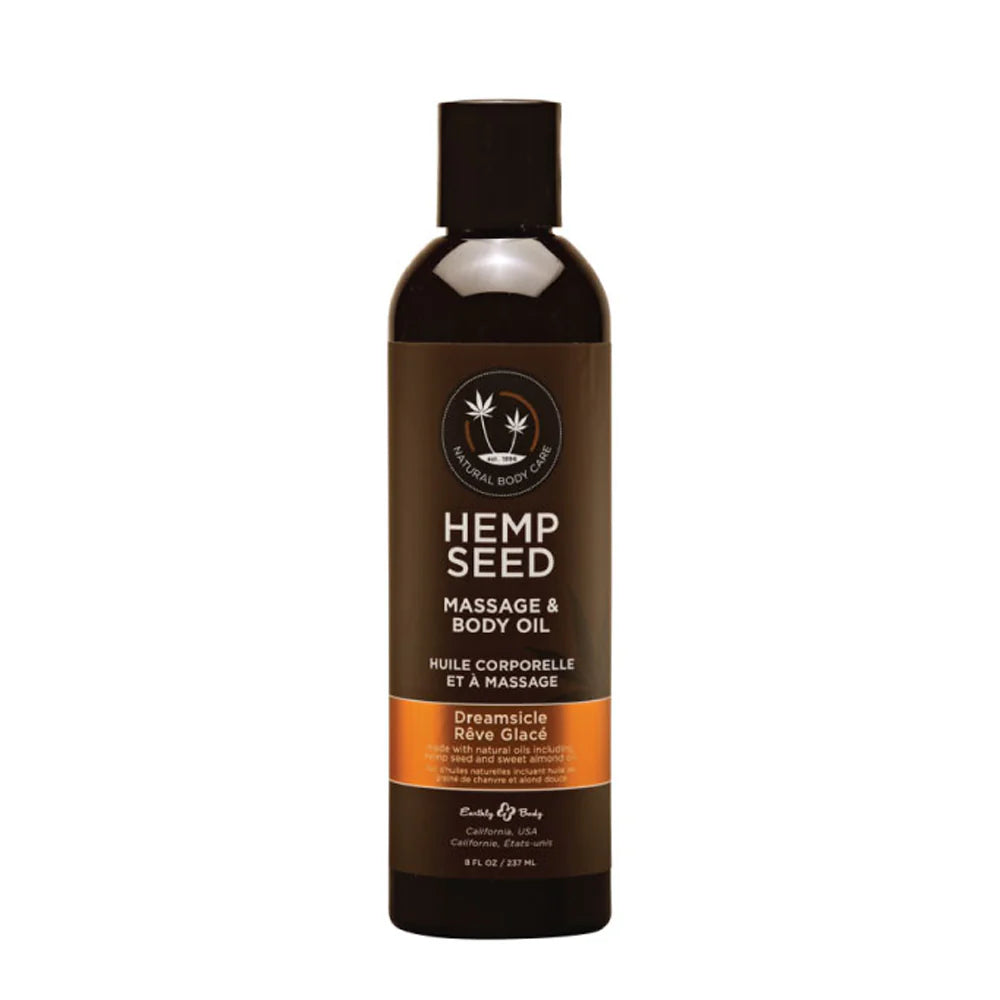 Hemp Seed Mass/Body Oil - Dreamsicle 8oz