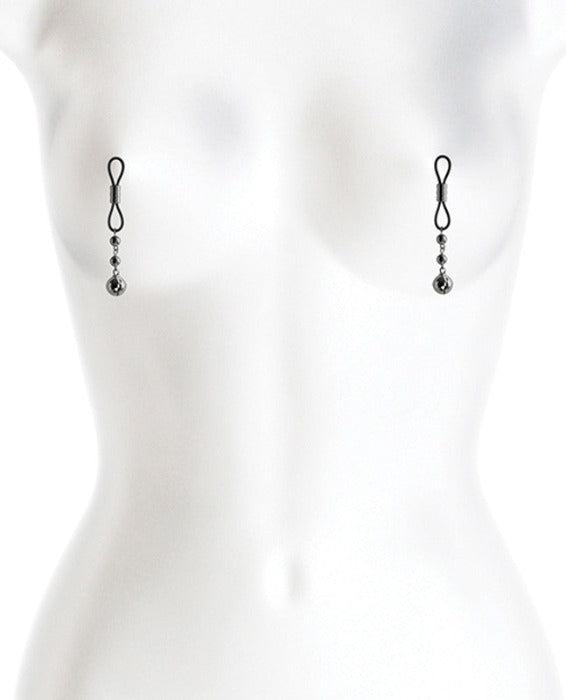 Bound Nipple Clamps "D1" –Gunmetal Gray