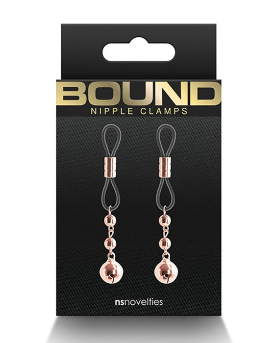 Bound "D1" Nipple Clamps -Rose Gold
