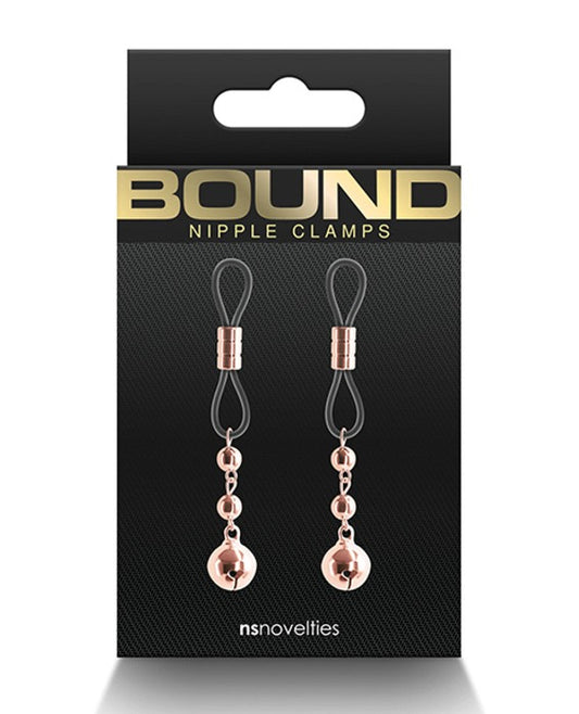 Bound "D1" Nipple Clamps -Rose Gold