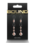 Bound ''D1'' Nipple Clamps -Rose Gold