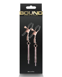 Bound "D3" Nipple Clamps -Rose Gold