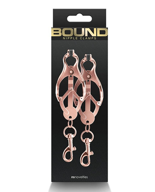 Bound "C3" Nipple Clamps -Rose Gold