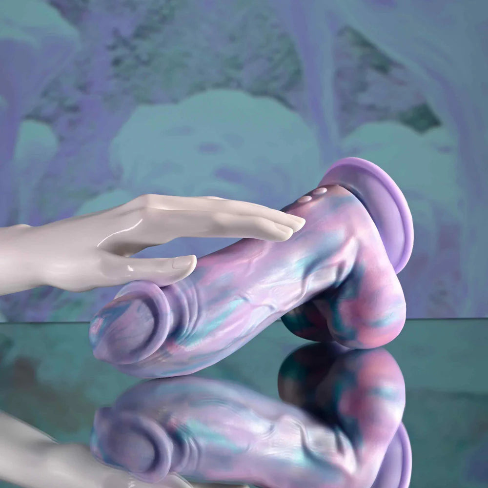 Evolved 'Mythical' Girthy r/c Dildo Vibe -Purple