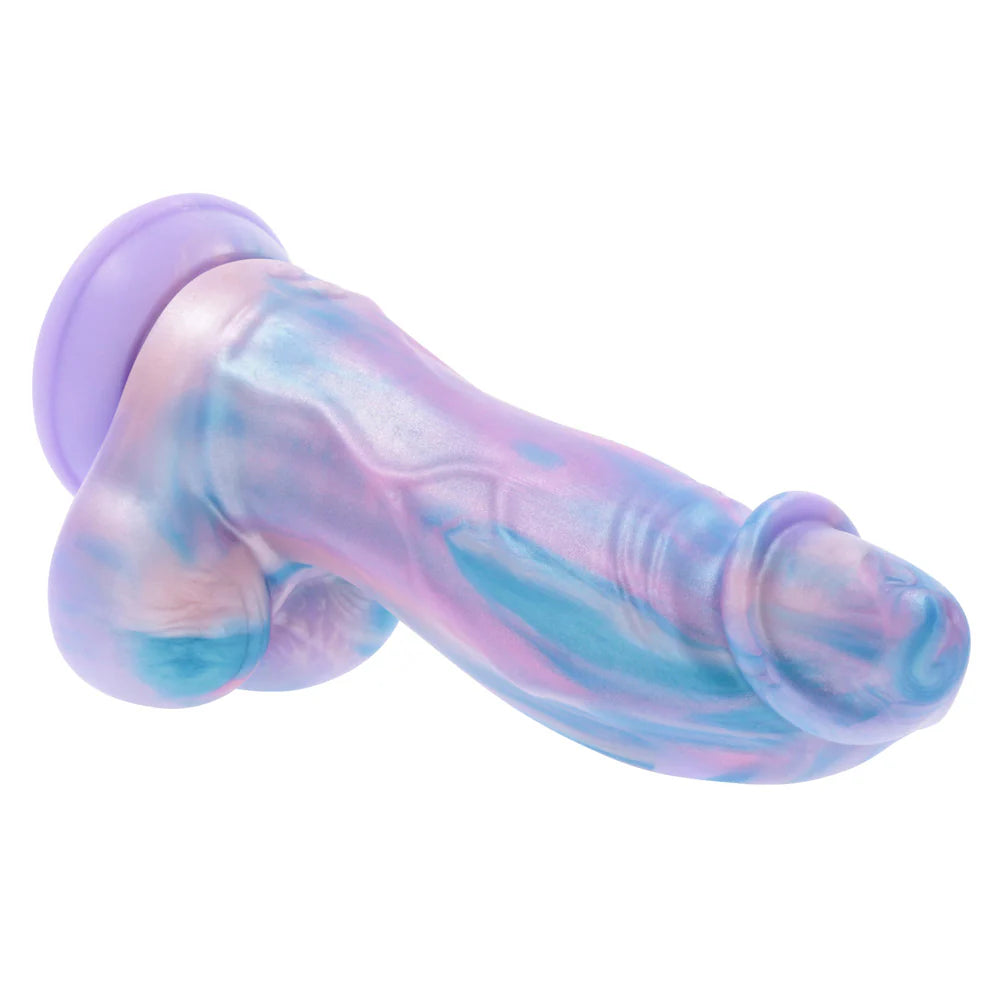 Evolved 'Mythical' Girthy r/c Dildo Vibe -Purple