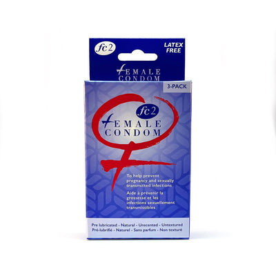 FC2 Female Nitrile Condoms - 3pk