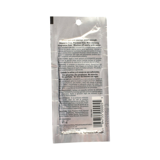 Fuck Water H2O Hybrid Lube 0.4OZ