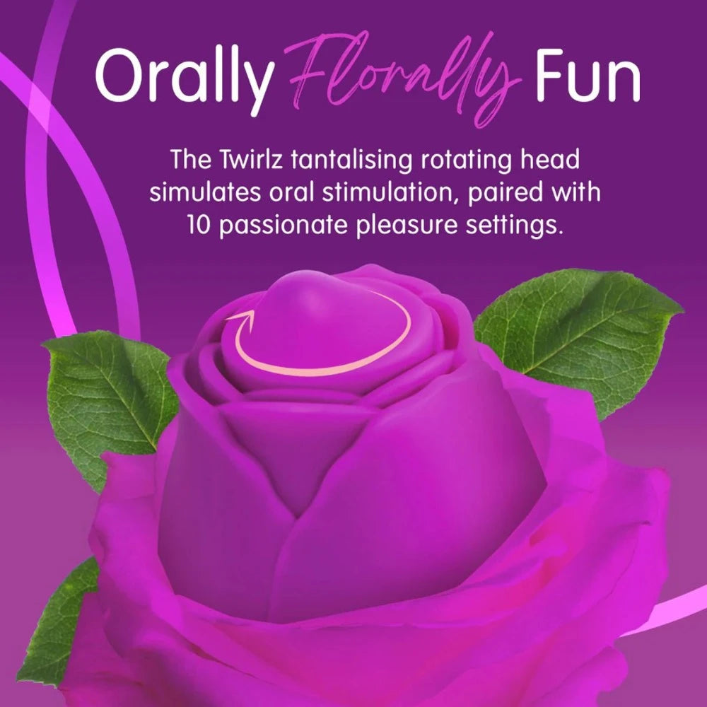 Skins Rose Buddies "The Rose Twirlz" Clitoral Toy