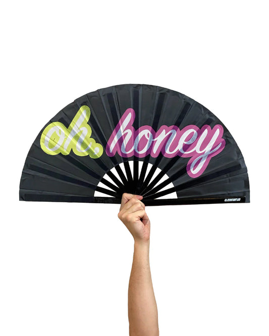 Oh, Honey Pride Hand Fan - Wooden