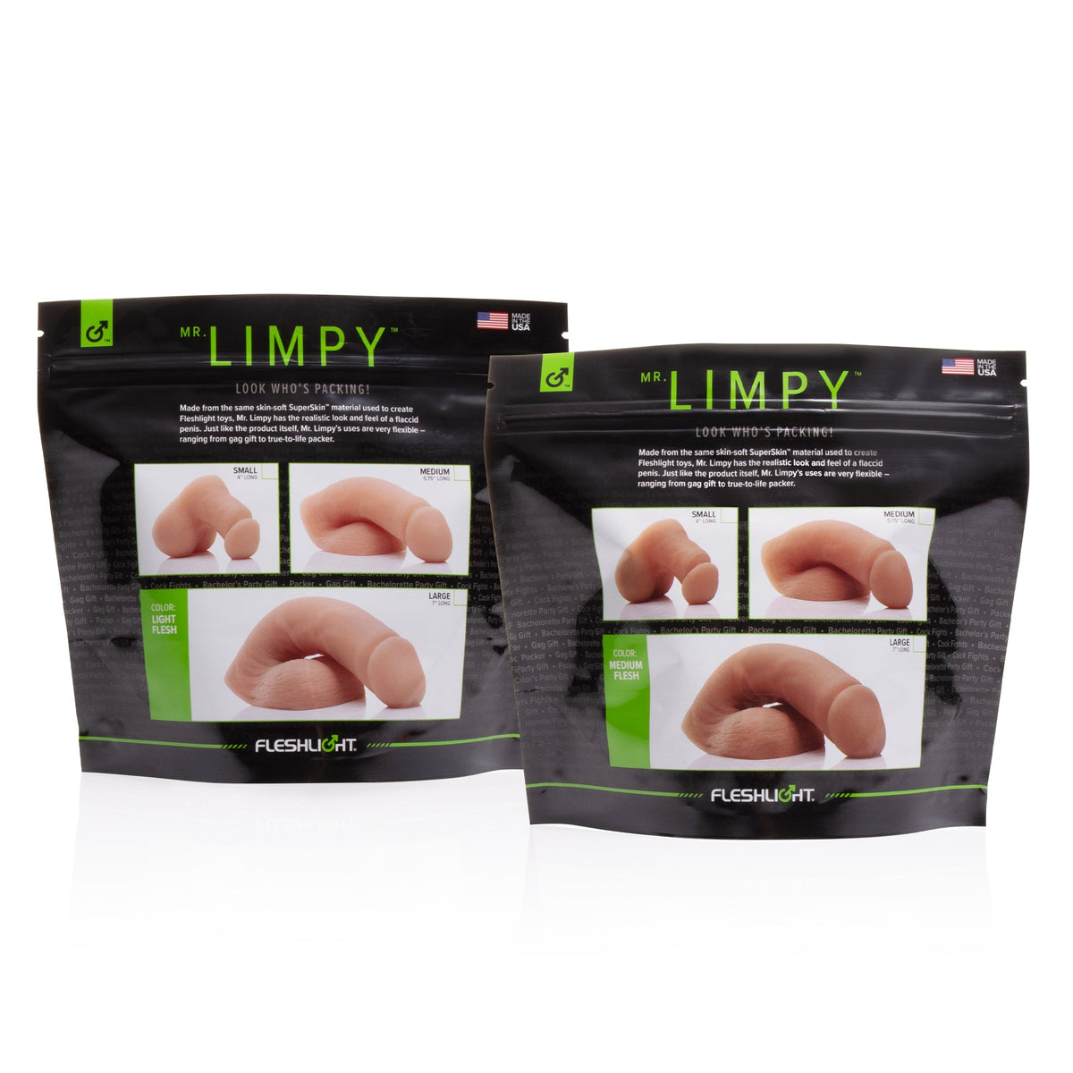 Mr. Limpy packaging