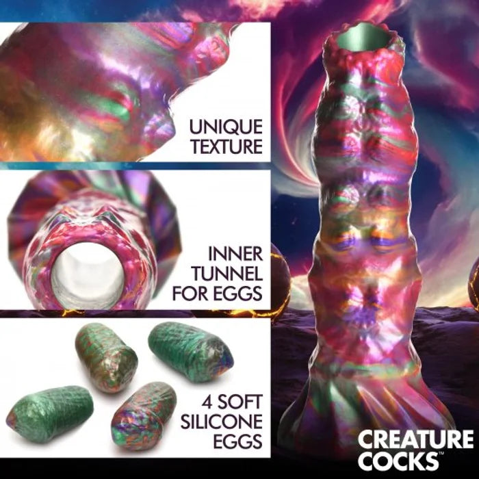 Creature Cocks "Larva Ovipositor" Dildo w/Eggs