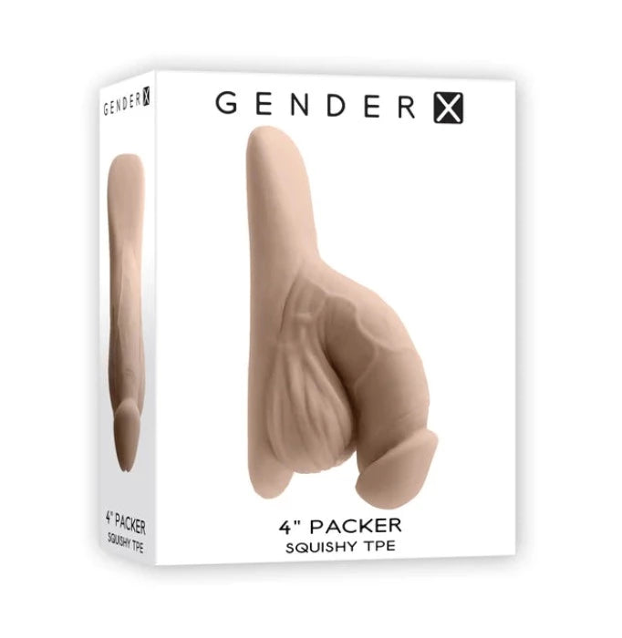 Gender X 4" Squishy TPE Packer -Light