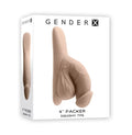 Gender X 4" Squishy TPE Packer -Light