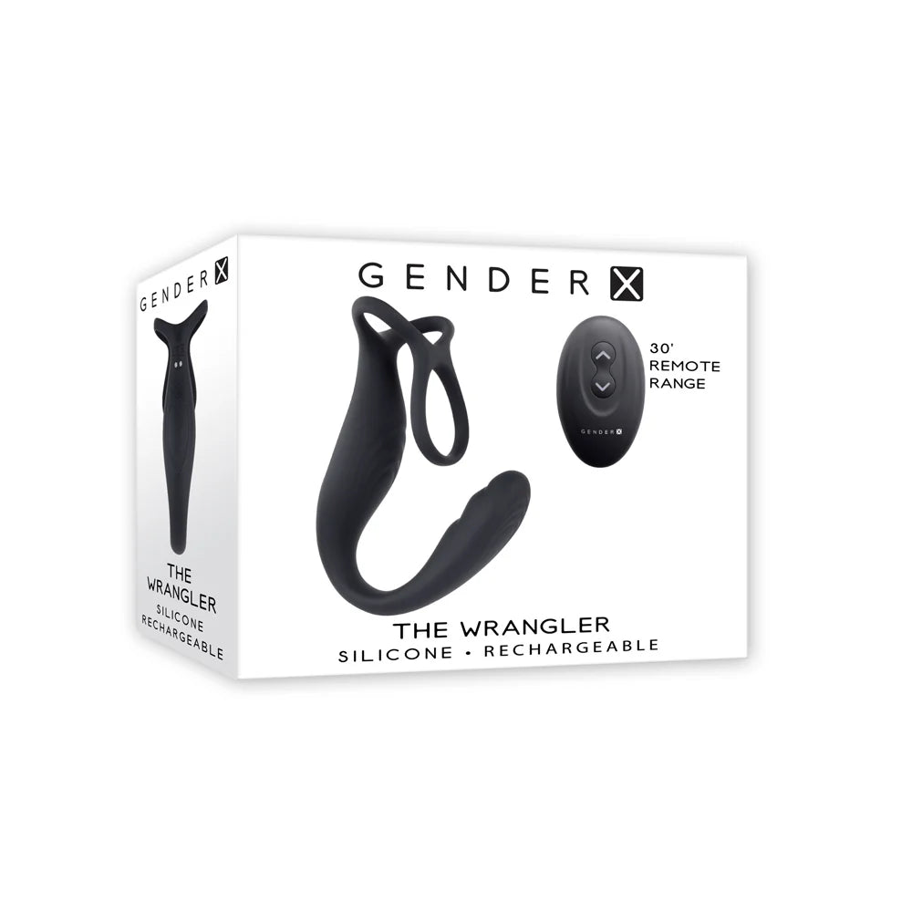 Gender-X The Wrangler Cock Ring Butt Plug Vibe