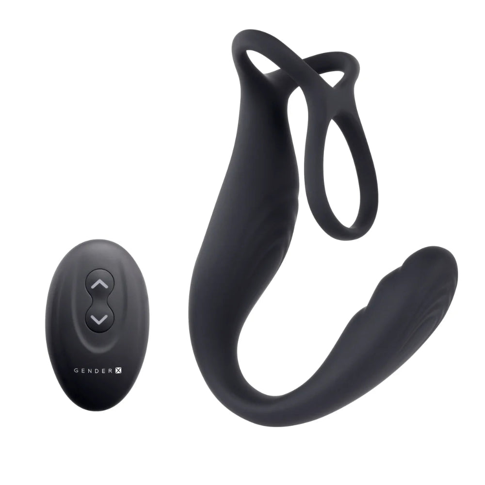 Gender-X The Wrangler Cock Ring Butt Plug Vibe