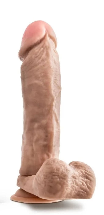 Dr. Skin 'Mr. Magic' 9 Inch Dildo W/ Balls -Beige