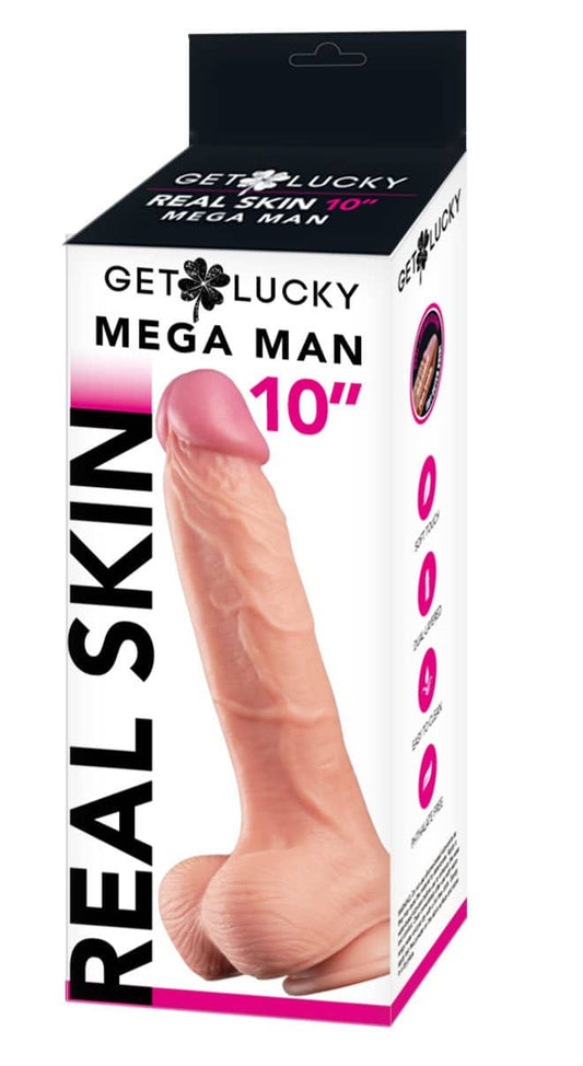 Get Lucky 10 Inch "Mega Man" Dildo