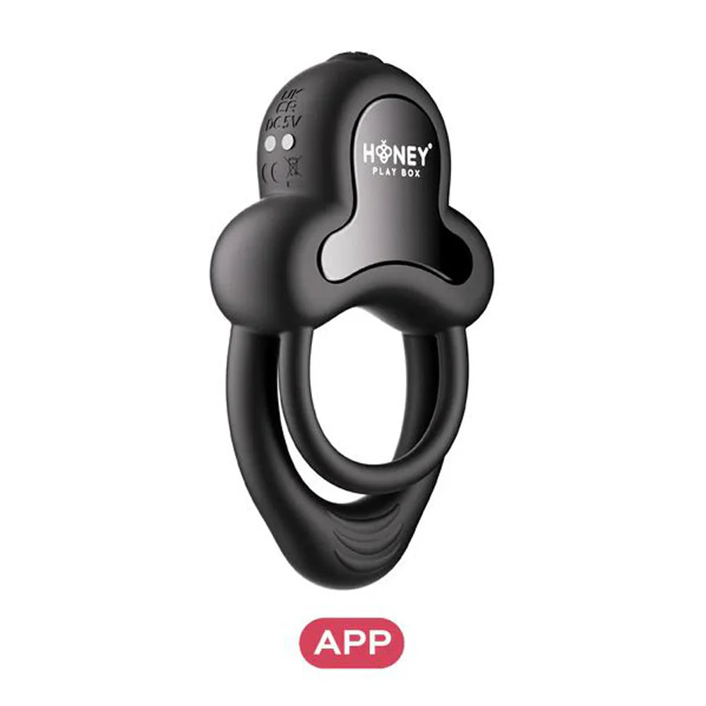 Honey 'Anello' App-Controlled Vibrating Double C/Ring