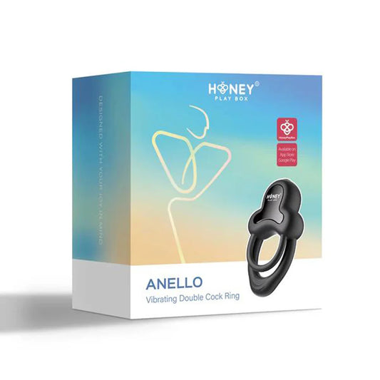 Honey 'Anello' App-Controlled Vibrating Double C/Ring