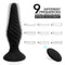 Honey &quot;Idris&quot; R/C Vibrating Anal Plug Set 5pc