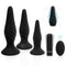Honey &quot;Idris&quot; R/C Vibrating Anal Plug Set 5pc