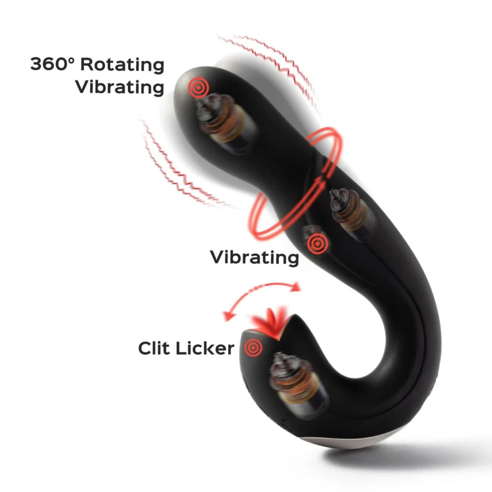 Honey 'Joi' Rotating G-spot Clit Licker
