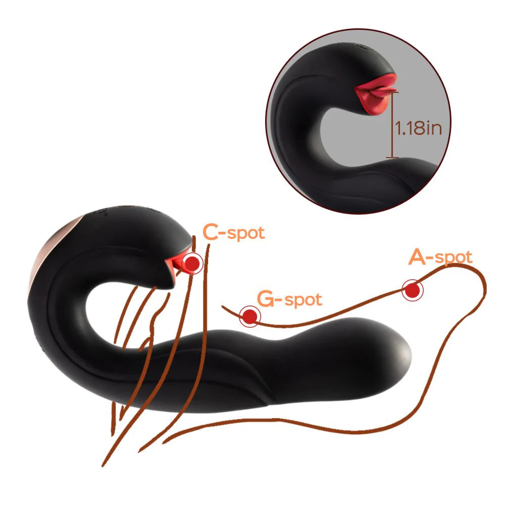 Honey 'Joi' Rotating G-spot Clit Licker