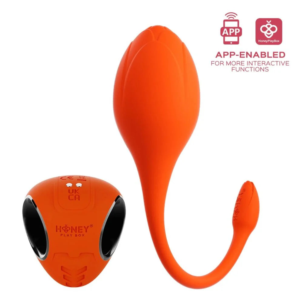 Honey "Lili" App-Controlled Egg Vibrator -Orange