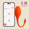 Honey &quot;Lili&quot; App-Controlled Egg Vibrator -Orange