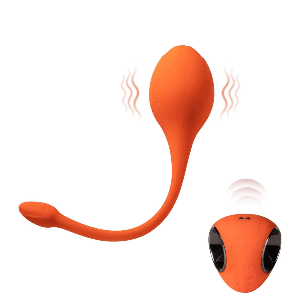 Honey "Lili" App-Controlled Egg Vibrator -Orange