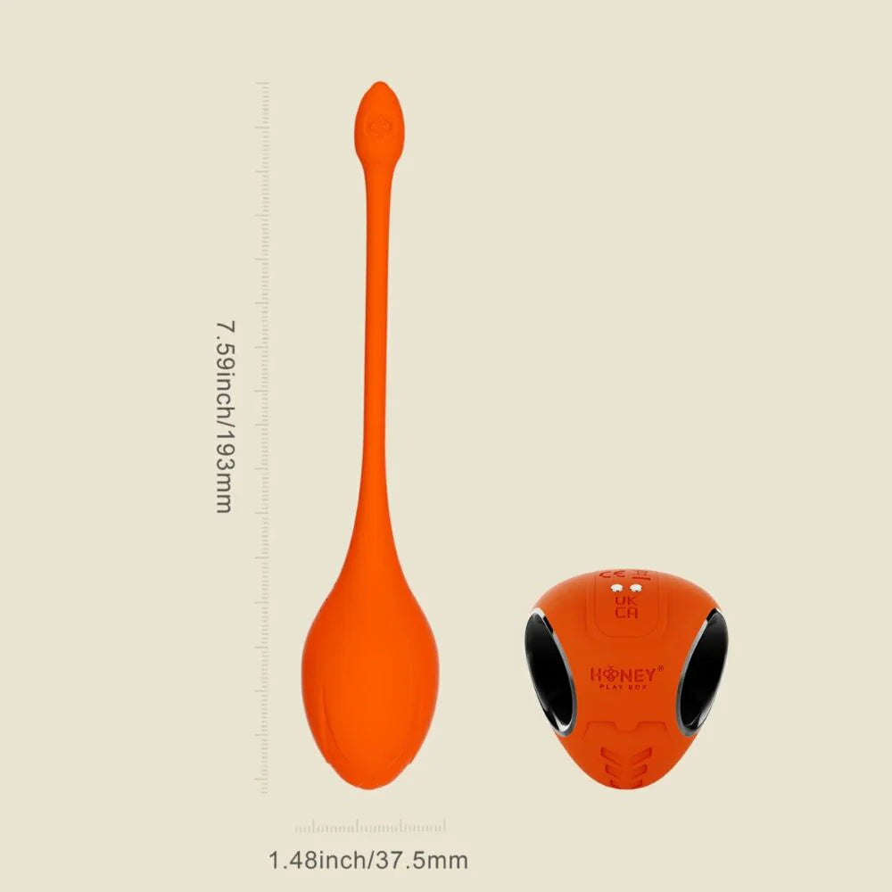 Honey "Lili" App-Controlled Egg Vibrator -Orange