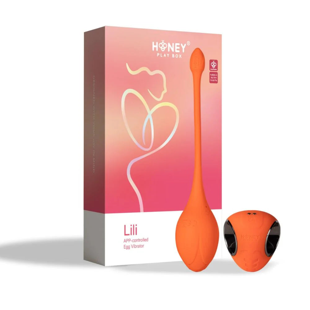 Honey "Lili" App-Controlled Egg Vibrator -Orange
