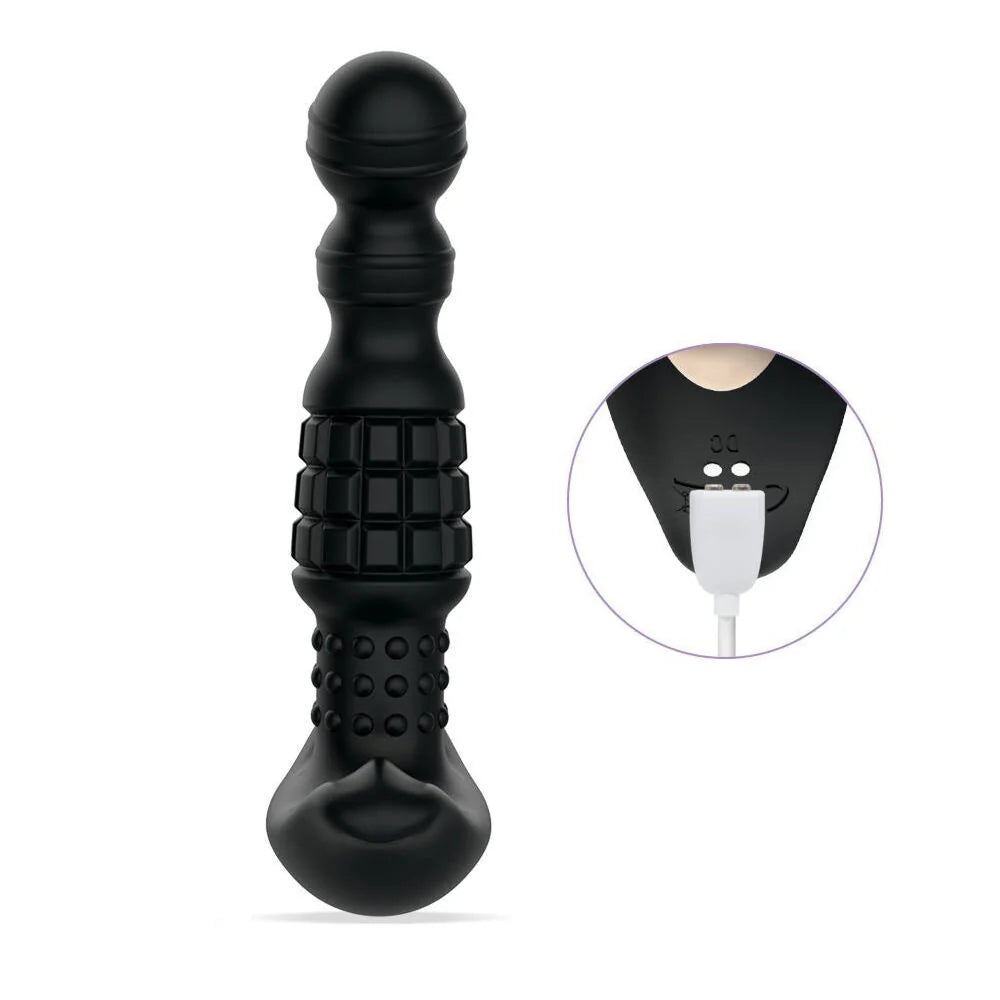Honey 'Pineapple Man' Rolling Beads Prostate Massager
