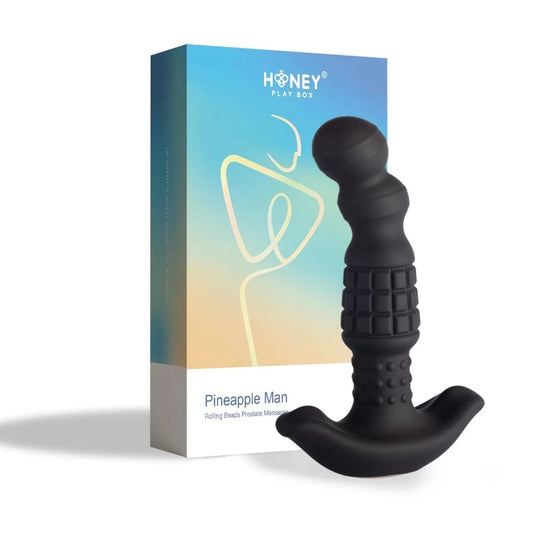 Honey 'Pineapple Man' Rolling Beads Prostate Massager